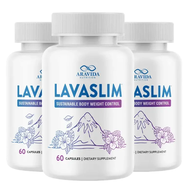 LavaSlim Weight Management Support — 3 Bottle / 90 Day Pack